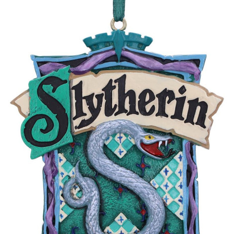 Ornamento de Natal Harry Potter Brasão de Slytherin