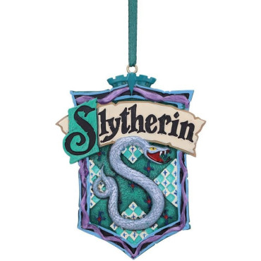 Ornamento de Natal Harry Potter Brasão de Slytherin