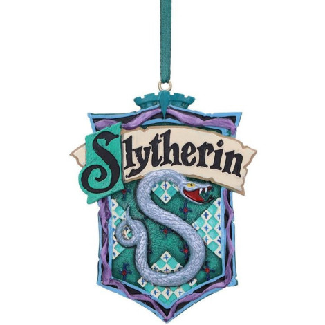 Ornamento de Natal Harry Potter Brasão de Slytherin