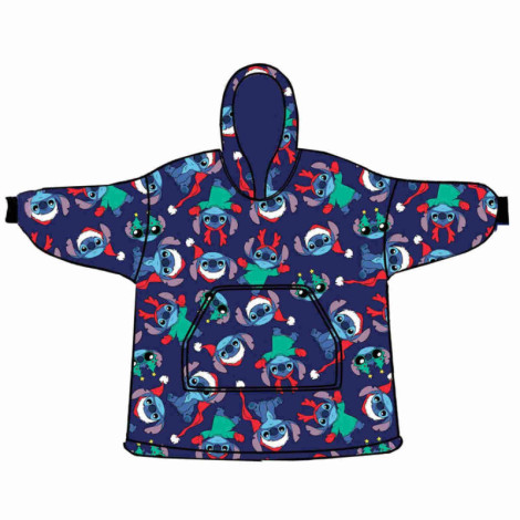 Stitch Poncho Lilo e Natal para adultos