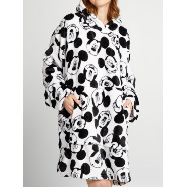 Poncho Mickey Disney flanela adulto