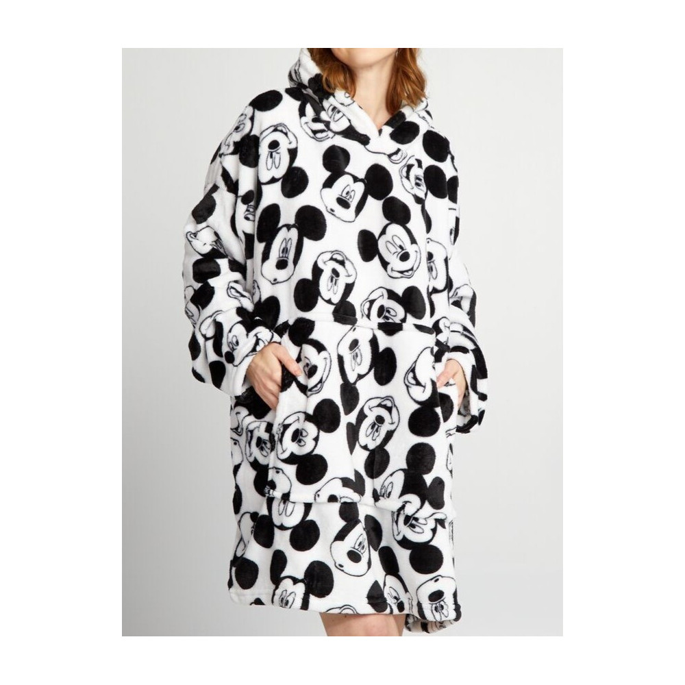 Poncho Mickey Disney flanela adulto