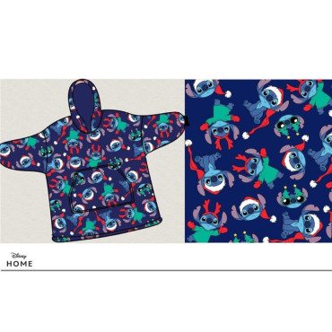 Stitch Poncho Lilo e Natal para adultos