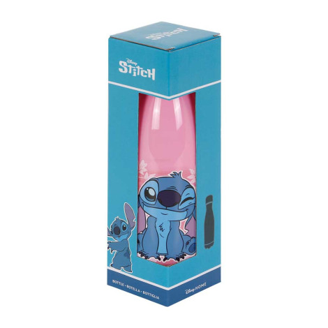 Stitch Garrafa Maui Rosa Disney