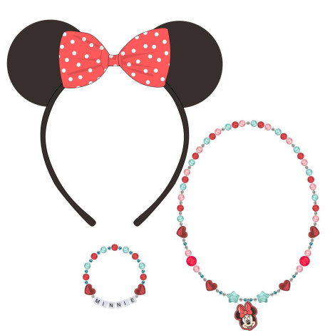 BISUTERIA PACK 3 PIEZAS MINNIE