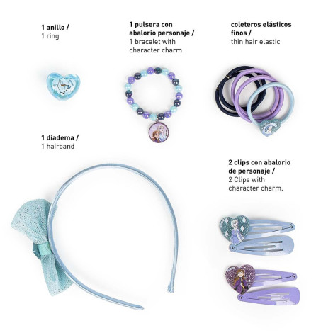 SET DE BELLEZA ACCESORIOS DISPLAY FROZEN