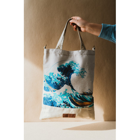 Bolsa de mão da Grande Onda de Kanagawa Hokusai