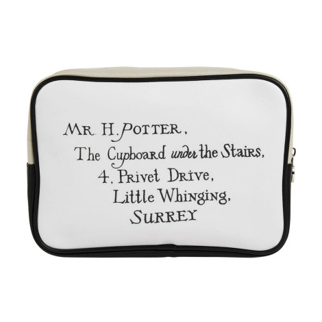 Saco de toilette de duas peças com carta e Hedwig de Harry Potter