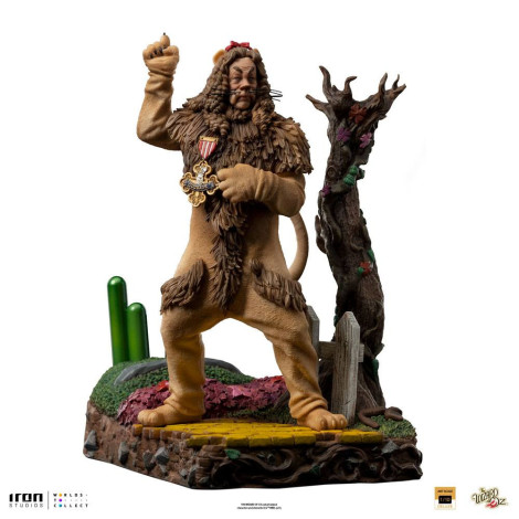 O Feiticeiro de Oz Figura 1/10 Deluxe Art Scale Leão Covarde 20 Cm