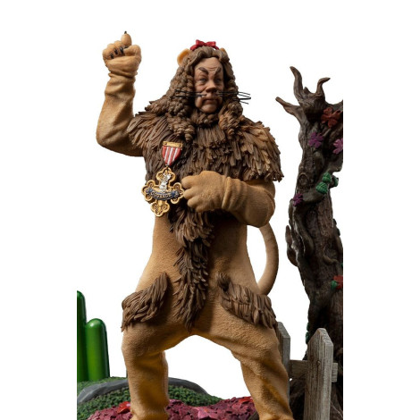 O Feiticeiro de Oz Figura 1/10 Deluxe Art Scale Leão Covarde 20 Cm