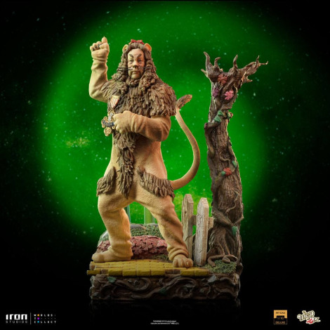 O Feiticeiro de Oz Figura 1/10 Deluxe Art Scale Leão Covarde 20 Cm