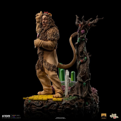 O Feiticeiro de Oz Figura 1/10 Deluxe Art Scale Leão Covarde 20 Cm