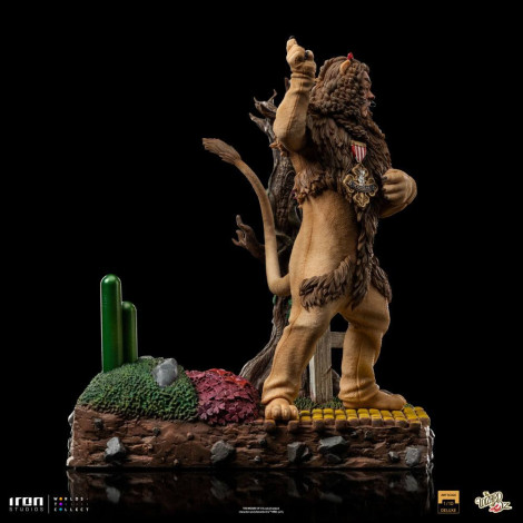 O Feiticeiro de Oz Figura 1/10 Deluxe Art Scale Leão Covarde 20 Cm