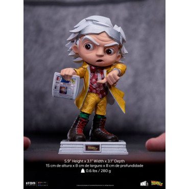 Back To The Future Ii Minifigure Mini Co. Pvc Doc Brown 15 Cm