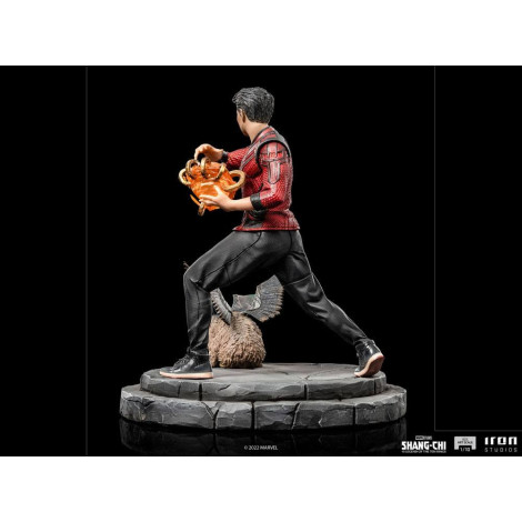 Shang-Chi e a Lenda dos Dez Anéis Figura Bds Art Scale 1/10 Shang-Chi & Morris 19 Cm