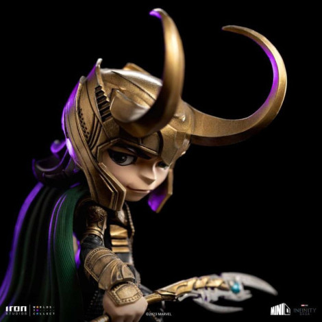 Vingadores Saga do Infinito Minifigura Mini Co. Pvc Loki 15 Cm