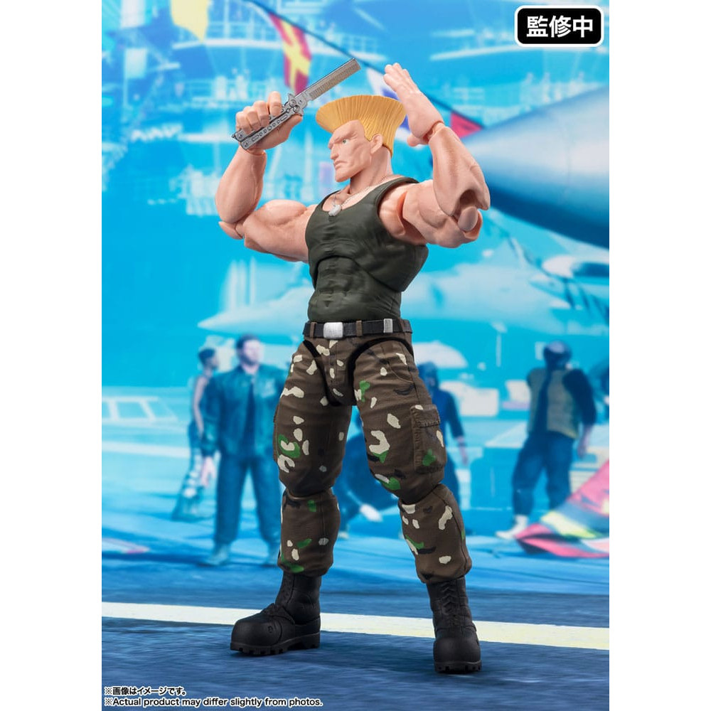 Figura de Street Fighter S.H. Figuarts Guile -Outfit 2- 16 Cm