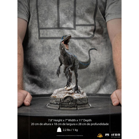 Jurassic World Dominion Figura 1/10 Art Scale Blue 19 Cm