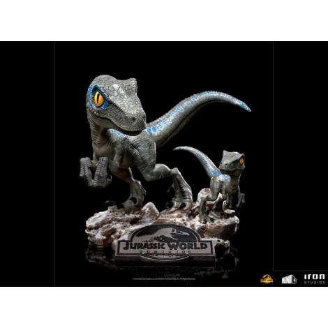 Jurassic World Dominion Minifigura Mini Co. Pvc Azul e Beta 13 Cm