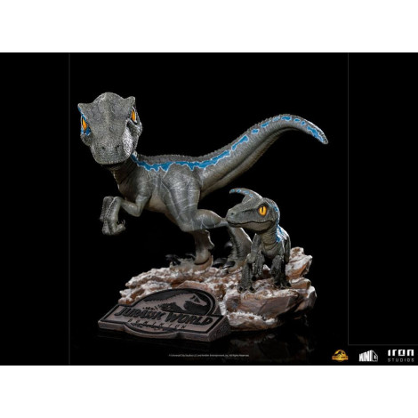 Jurassic World Dominion Minifigura Mini Co. Pvc Azul e Beta 13 Cm