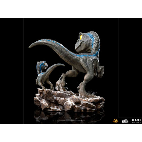 Jurassic World Dominion Minifigura Mini Co. Pvc Azul e Beta 13 Cm