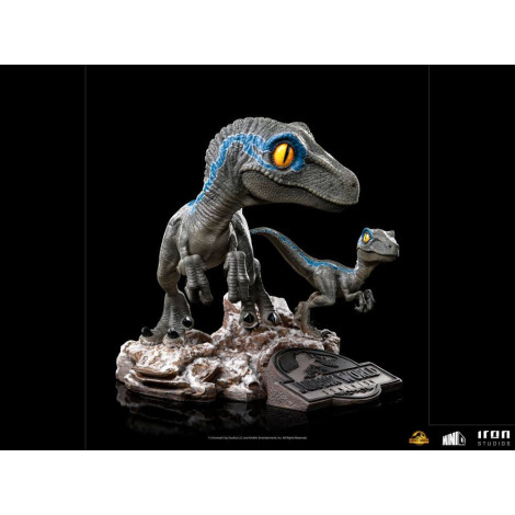 Jurassic World Dominion Minifigura Mini Co. Pvc Azul e Beta 13 Cm