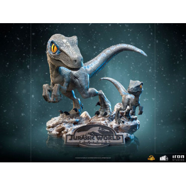 Jurassic World Dominion Minifigura Mini Co. Pvc Azul e Beta 13 Cm