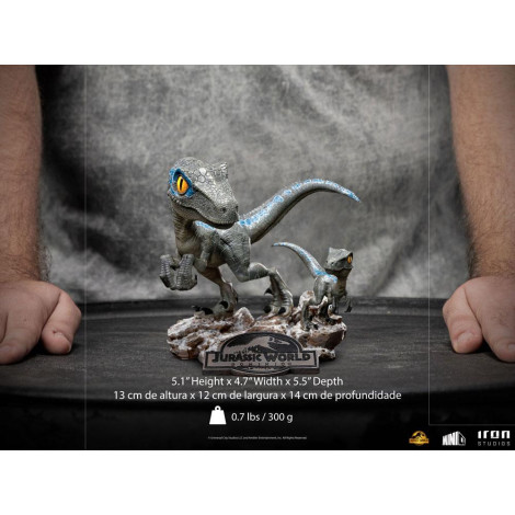 Jurassic World Dominion Minifigura Mini Co. Pvc Azul e Beta 13 Cm