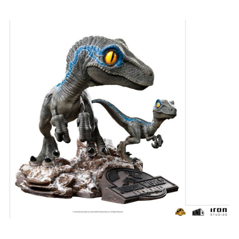 Jurassic World Dominion Minifigura Mini Co. Pvc Azul e Beta 13 Cm