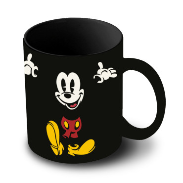 Mickey Mouse Caneca preta