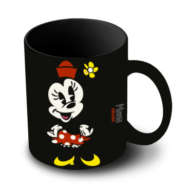 Caneca Minnie Mouse Preta