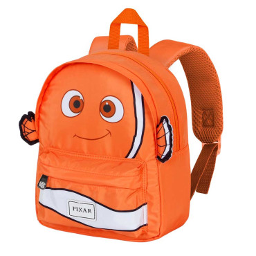 Mochila infantil laranja à procura de Nemo