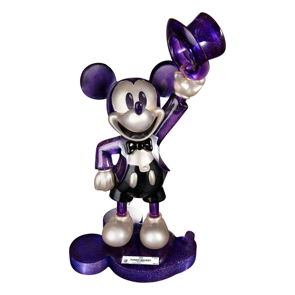 Mickey Mouse Figura Master Craft 1/4 Tuxedo Mickey Edição Especial Noite Estrelada Ver. 47 Cm