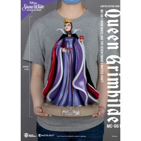 Disney Branca de Neve e os Sete Anões Figura Master Craft Rainha Grimhilde 41 Cm