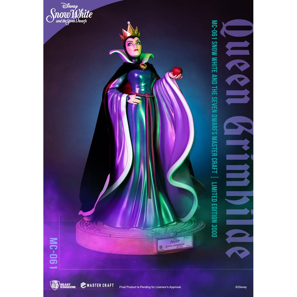 Disney Branca de Neve e os Sete Anões Figura Master Craft Rainha Grimhilde 41 Cm