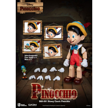 Disney Classic Figure Dynamic 8Ction Heroes 1/9 Pinóquio 18 Cm