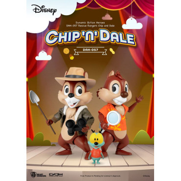 Chip & Chop: Guardians Rescuers Dynamic 8Ction Heroes Figure 1/9 Chip & Dale 10 Cm