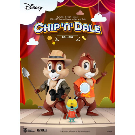 Chip & Chop: Guardians Rescuers Dynamic 8Ction Heroes Figure 1/9 Chip & Dale 10 Cm