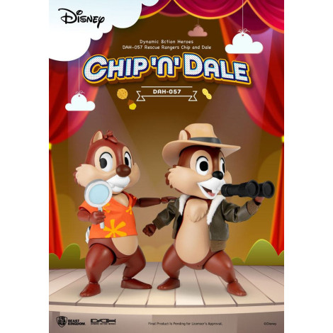 Chip & Chop: Guardians Rescuers Dynamic 8Ction Heroes Figure 1/9 Chip & Dale 10 Cm