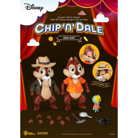 Chip & Chop: Guardians Rescuers Dynamic 8Ction Heroes Figure 1/9 Chip & Dale 10 Cm