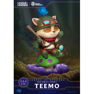 Ovo de League of Legends Ataque do Swift Figura de Escoteiro Teemo 12 Cm