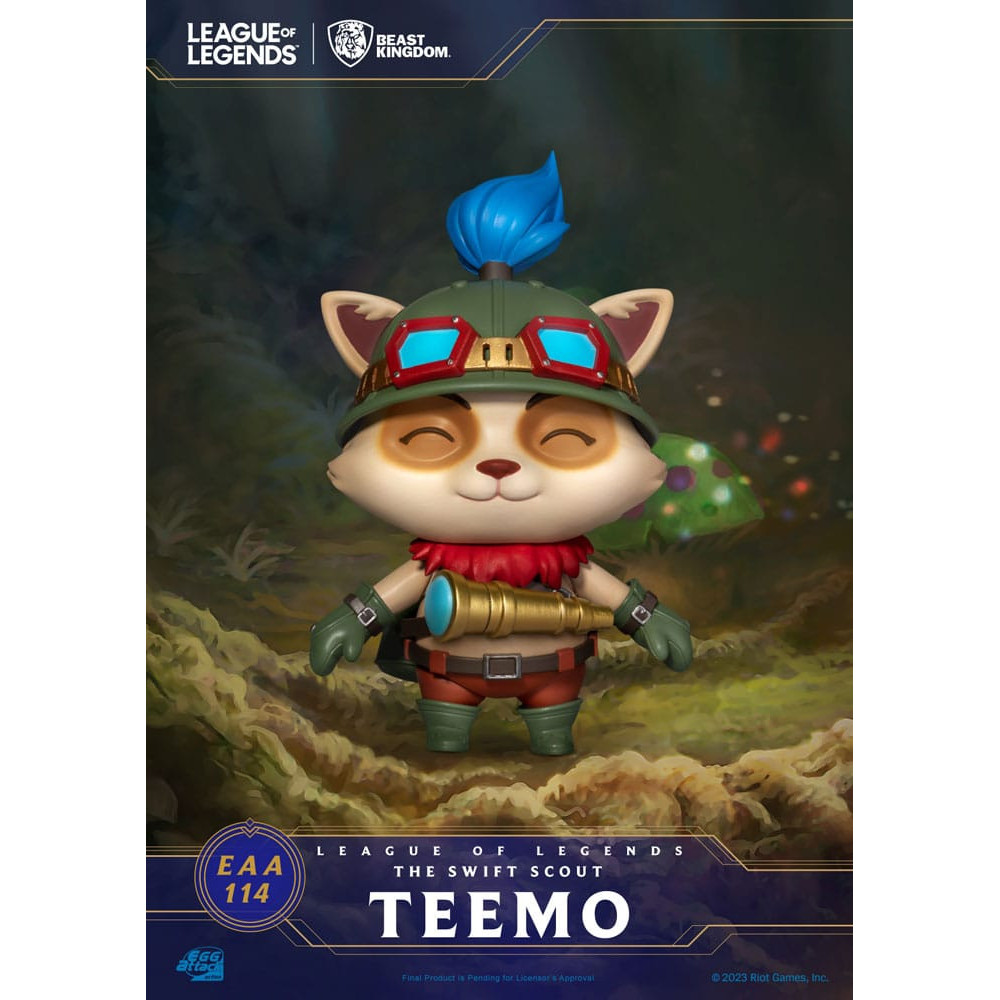 Ovo de League of Legends Ataque do Swift Figura de Escoteiro Teemo 12 Cm