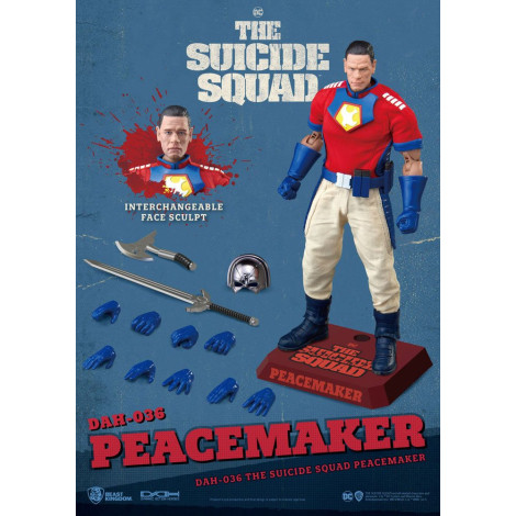 Esquadrão Suicida Figura Dynamic 8Ction Heroes 1/9 Peacemaker 20 Cm