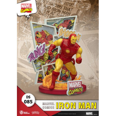 Marvel Iron Man Diorama de banda desenhada em pvc D-Stage 16 Cm