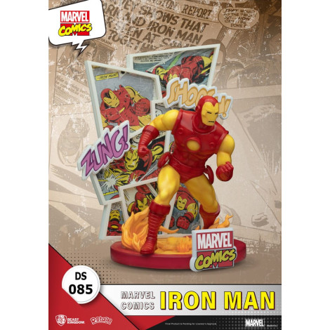 Marvel Iron Man Diorama de banda desenhada em pvc D-Stage 16 Cm