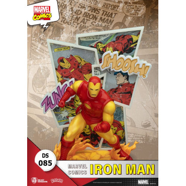 Marvel Iron Man Diorama de banda desenhada em pvc D-Stage 16 Cm