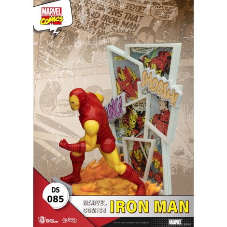 Marvel Iron Man Diorama de banda desenhada em pvc D-Stage 16 Cm