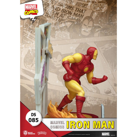 Marvel Iron Man Diorama de banda desenhada em pvc D-Stage 16 Cm