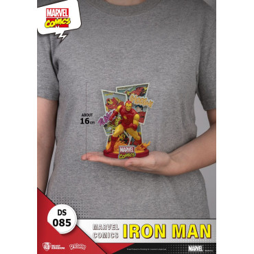 Marvel Iron Man Diorama de banda desenhada em pvc D-Stage 16 Cm