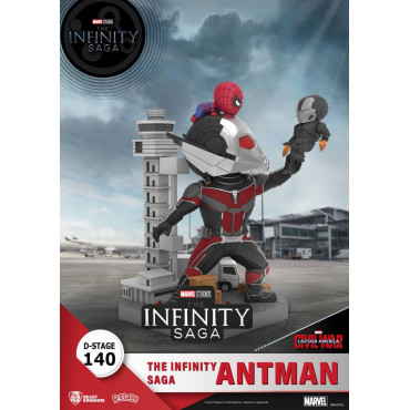 A Saga do Infinito Diorama Pvc D-Stage Antman 14 Cm